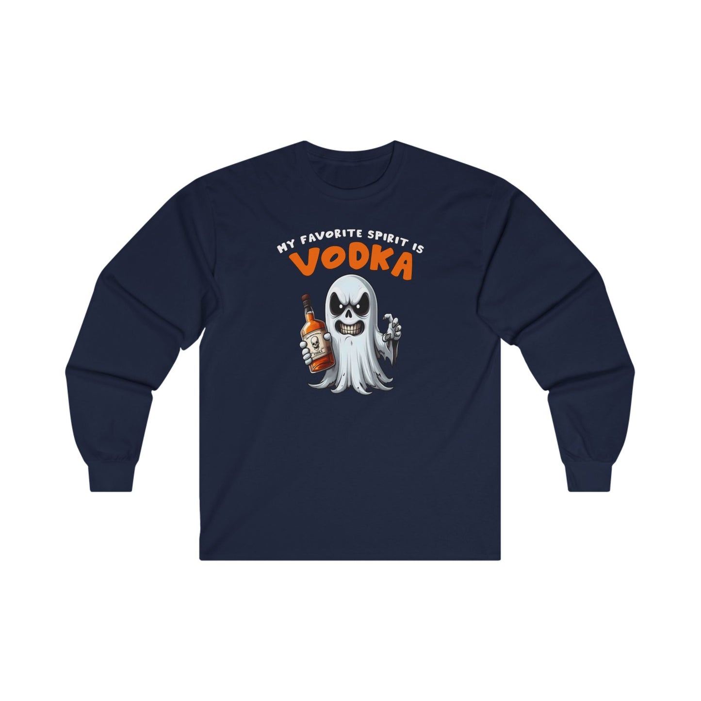 My Favorite Spirit Is Vodka Long Sleeve Tee The Devil's Pickle