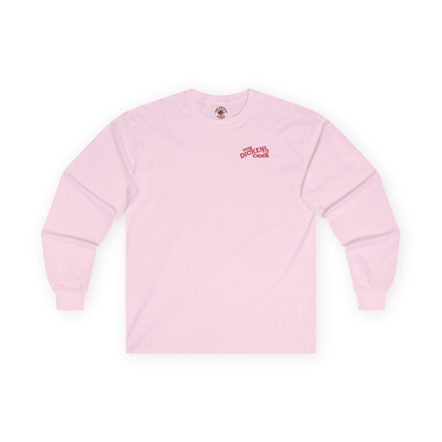 Hard Dickens Cider Front/Back Long Sleeve Tee The Devil's Pickle