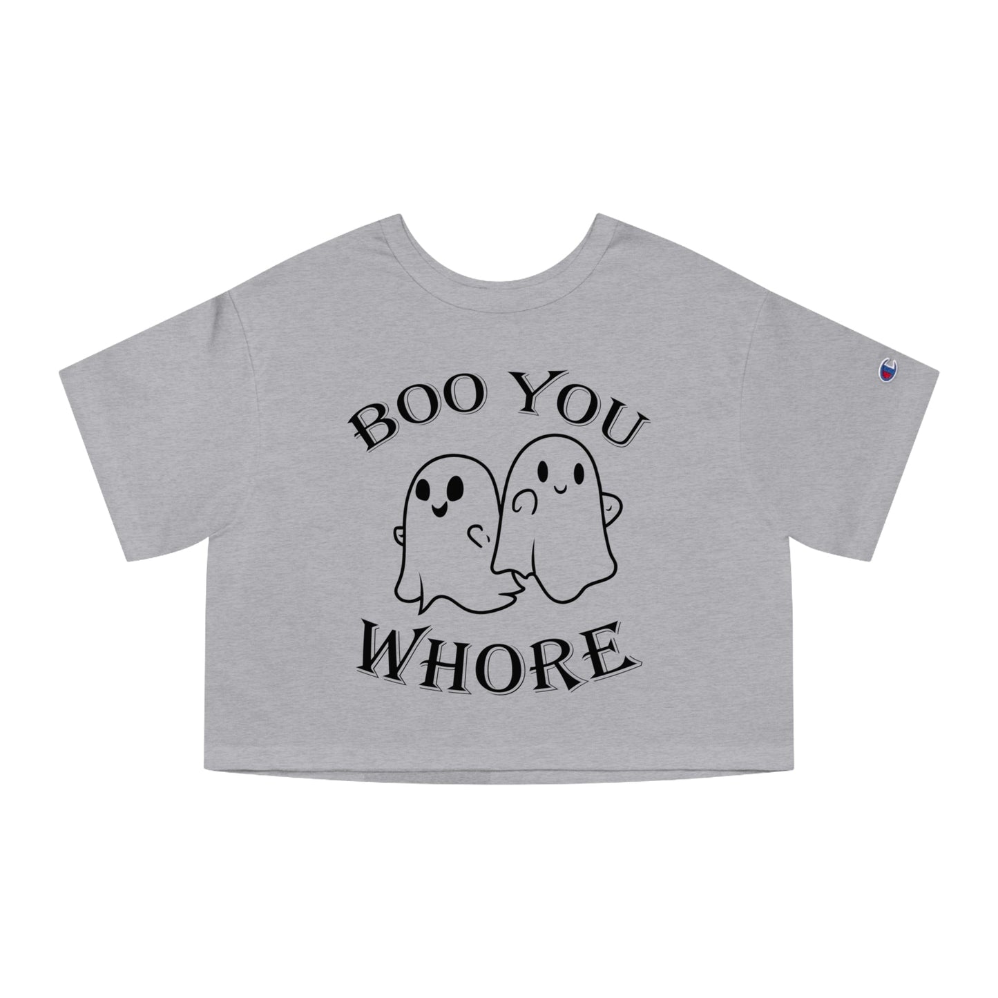 Boo You Whore Cropped T-Shirt The Devil's Pickle