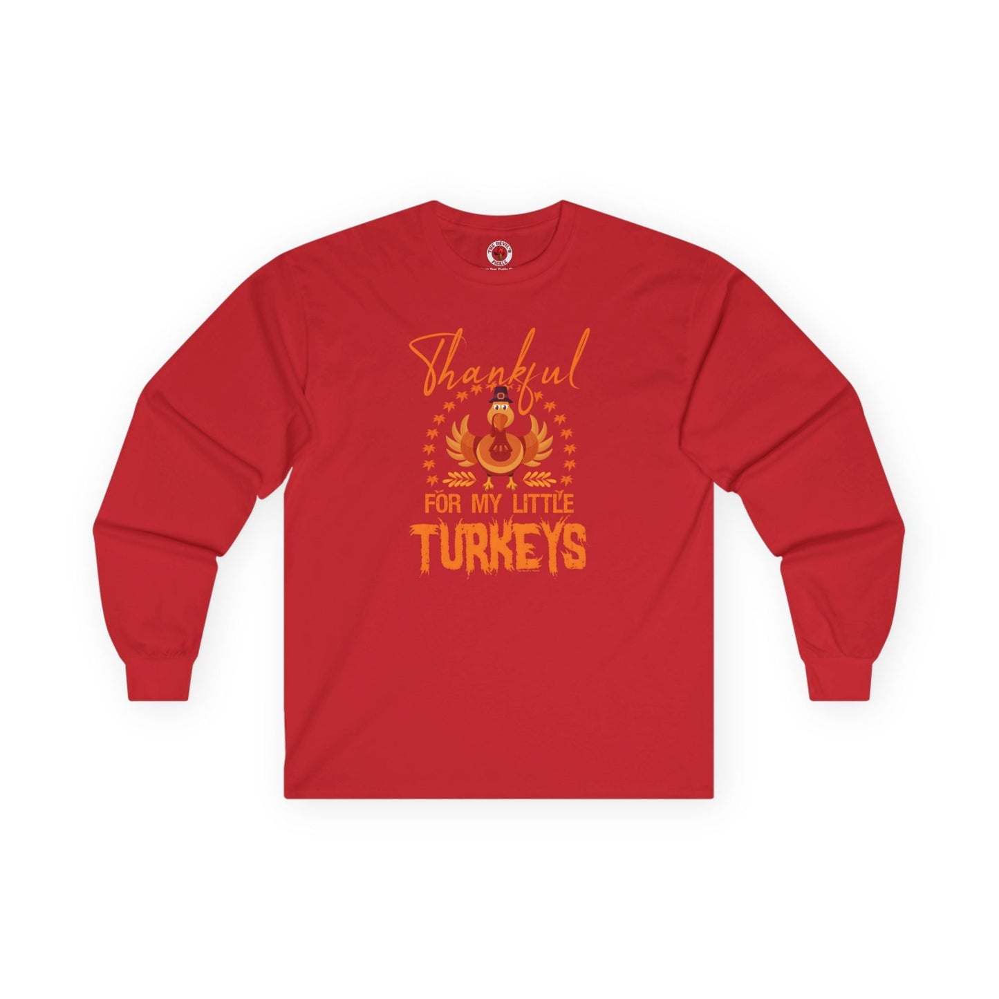 Thankful For My Little Turkeys Long Sleeve Tee The Devil's Pickle