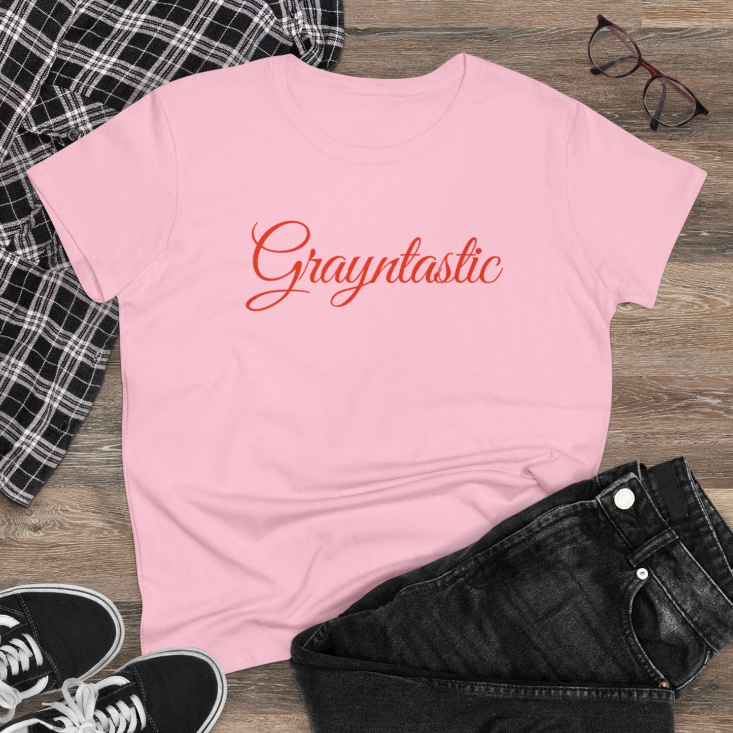 Women's Midweight Cotton Tee Grayceful LLC