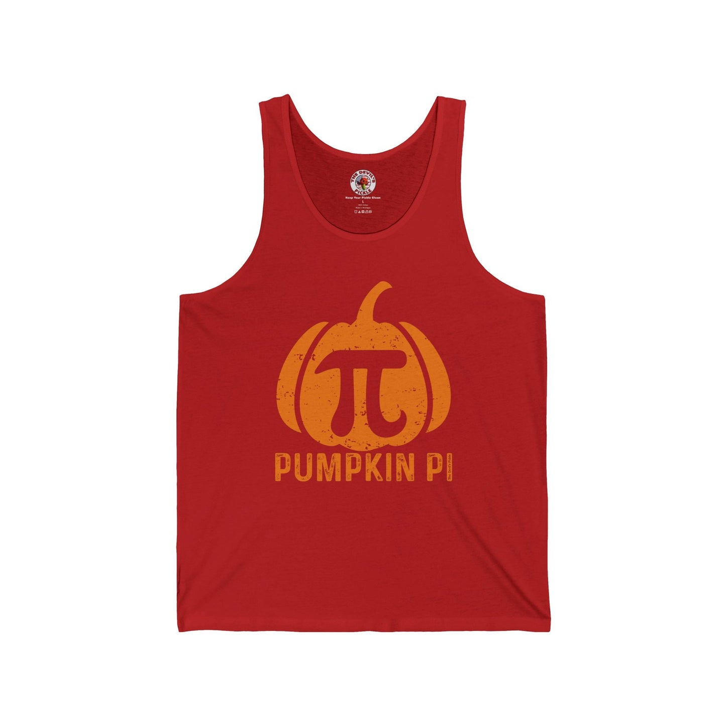 Pumpkin Pi Tank Top The Devil's Pickle