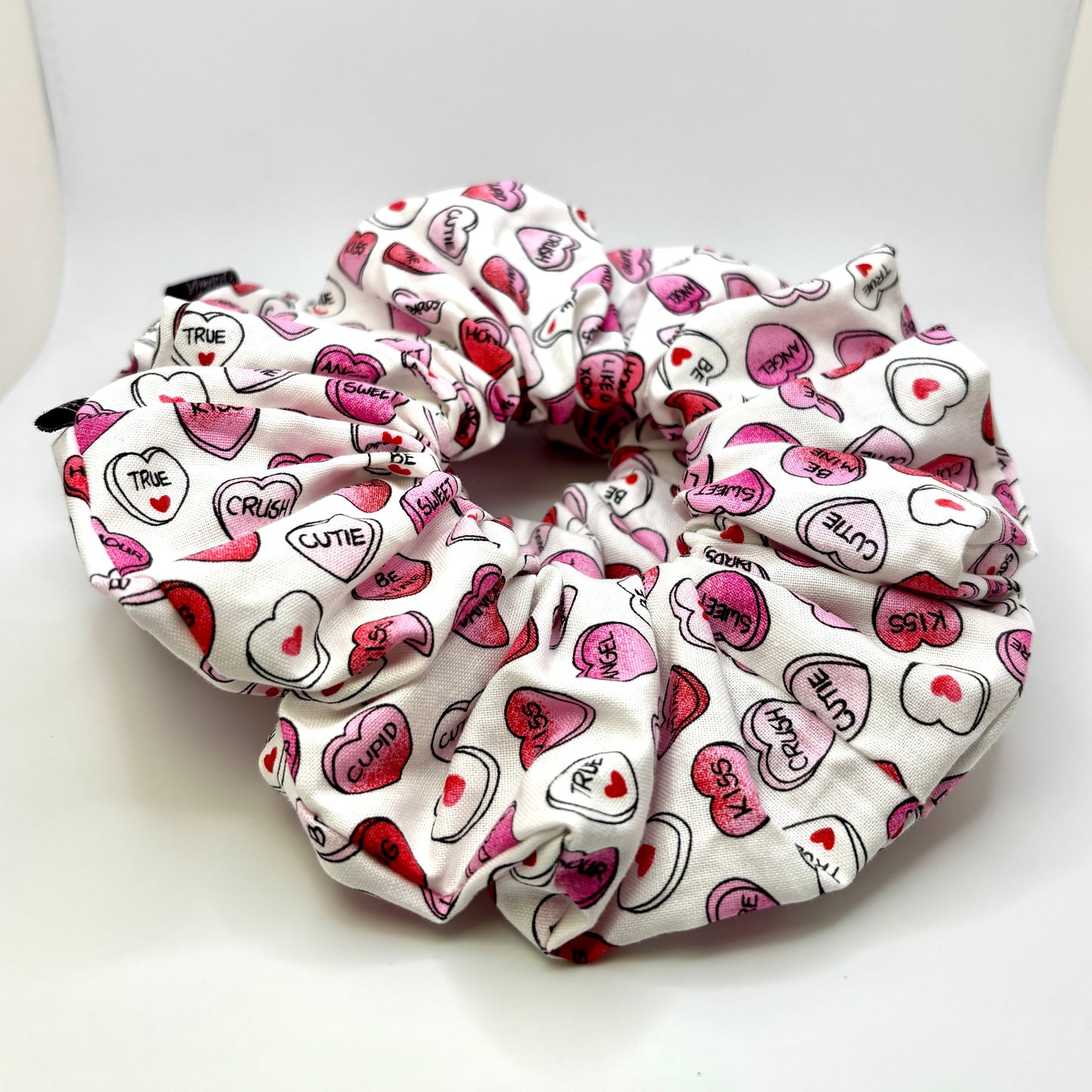 Conversation Hearts Valentine's Day Scrunchie Enchanted Scrunch