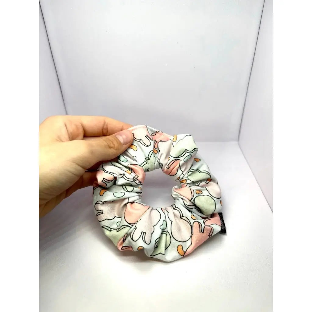 Mini Pastel Peeps Easter Poly Scrunchie Enchanted Scrunch