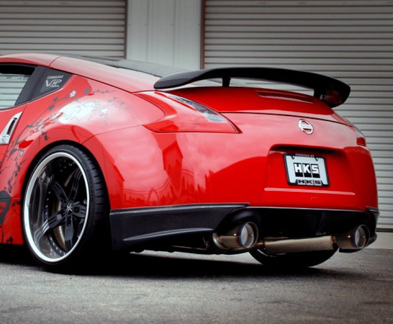 HKS Dual Hi-Power Ti Titanium Tip Exhaust 370Z FR SPORT