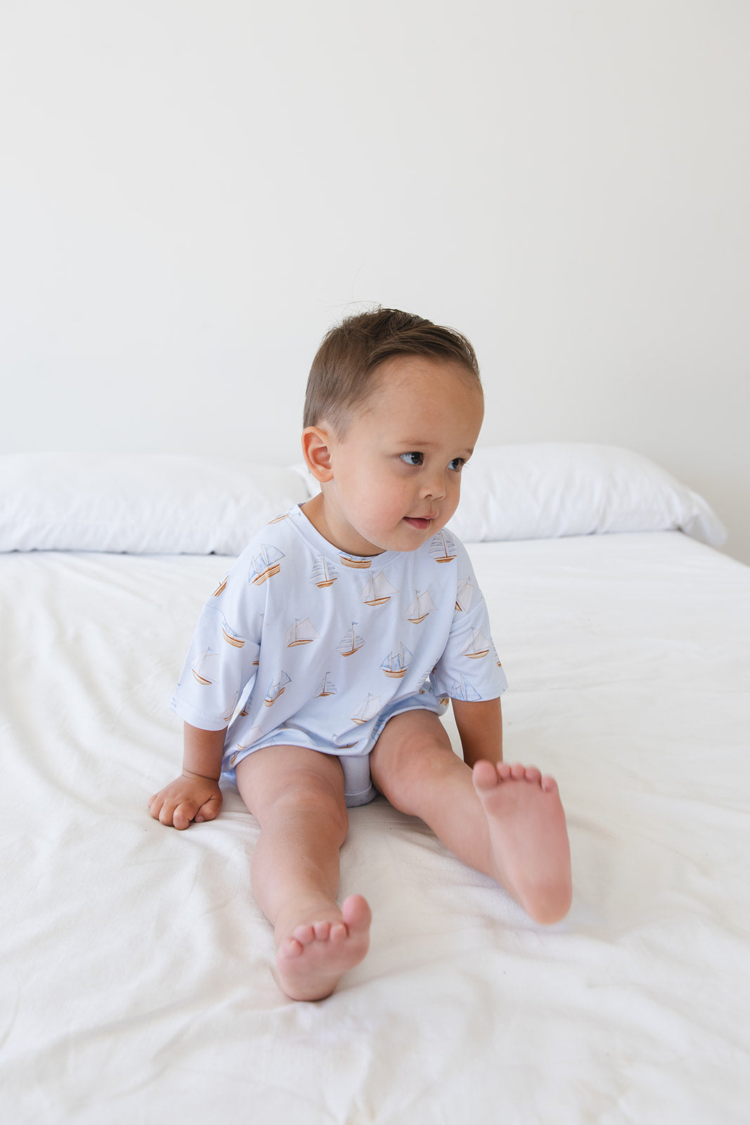 Sailboats - Bubble Tee Blush Lotus