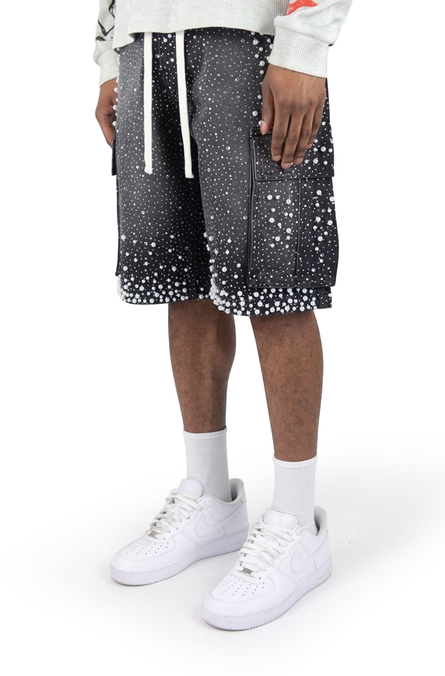 Rebel Denim Frosty Denim Jorts - Black Sand Denim Exchange