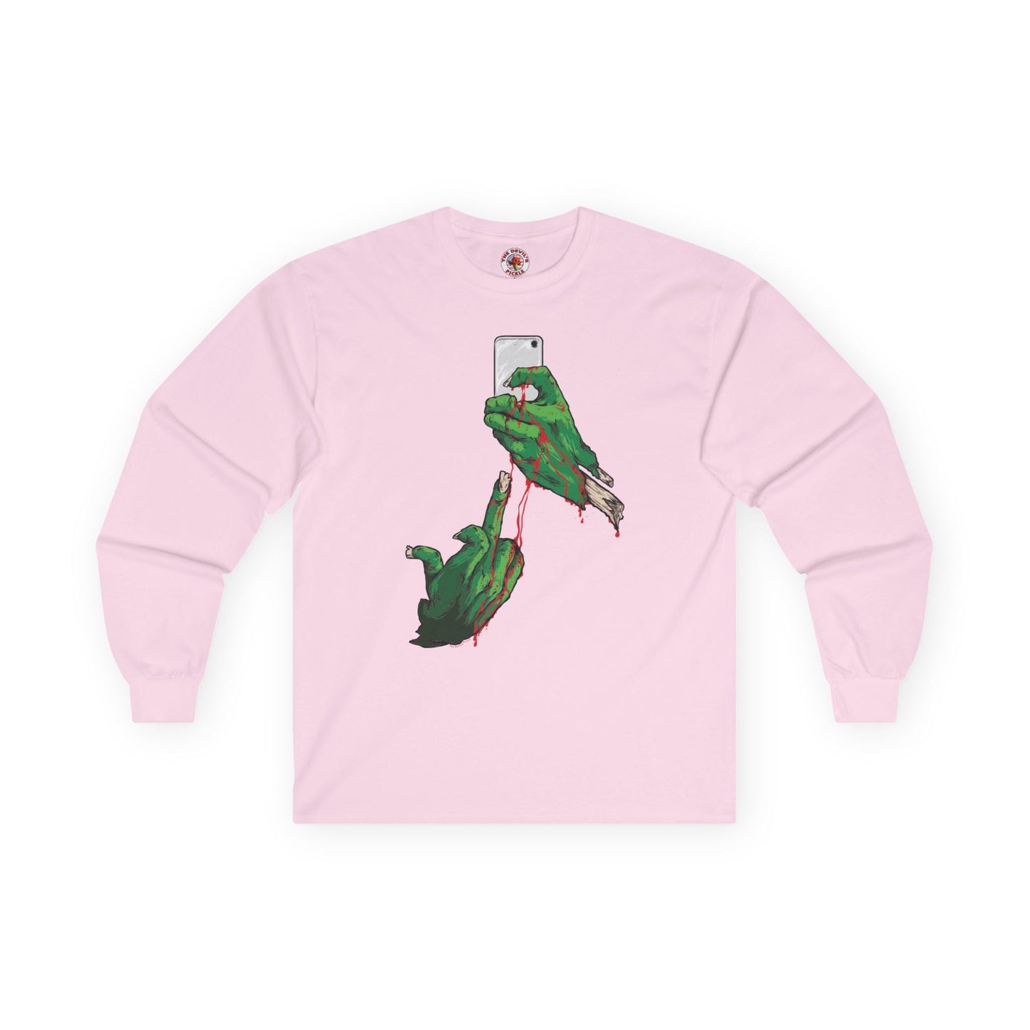 Selfie Monster Long Sleeve Tee The Devil's Pickle