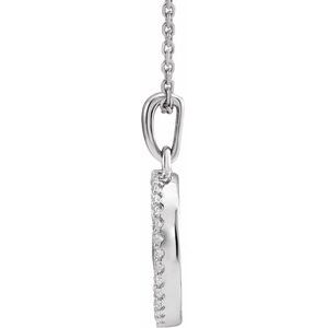 14K White 1/5 CTW Natural Diamond Tree of Life 16-18" Necklace Ethereal Legacy Boutiques