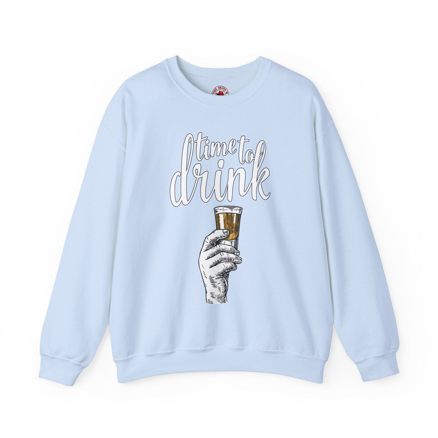 Time To Drink Crewneck Sweatshirt The Devil's Pickle