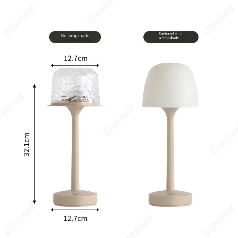 Mushroom Table Lamp with Water Ripple Projection ViralGalleria.com