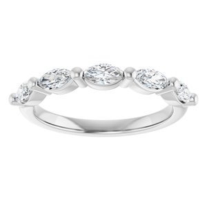 Platinum 3/4 CTW Natural Diamond Anniversary Band Ethereal Legacy Boutiques