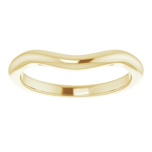 10K Yellow Band for 9.4 mm Round Ring Ethereal Legacy Boutiques