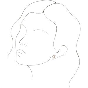 14K Rose Cultured White Akoya Pearl & 1/2 CTW Natural Diamond Earrings Ethereal Legacy Boutiques