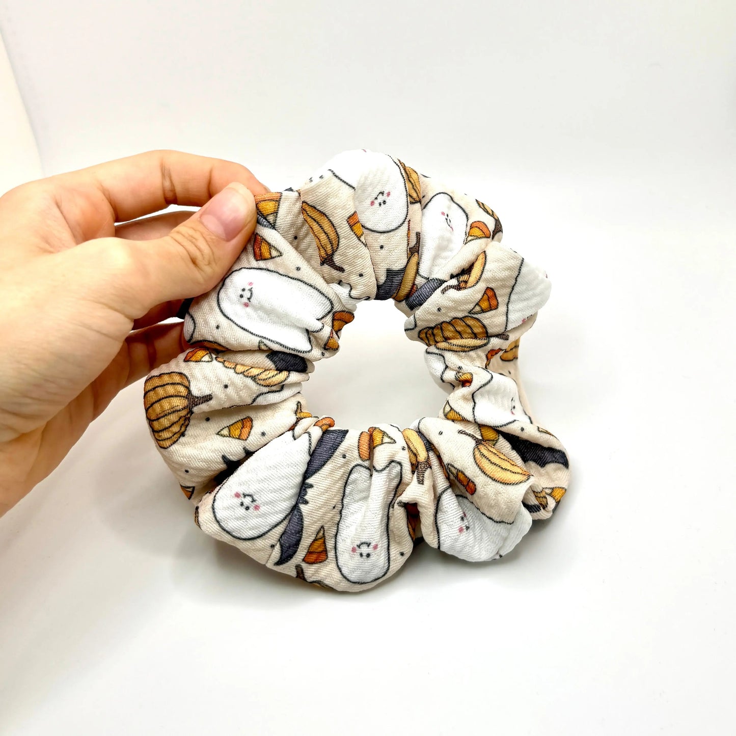 Mini Ghost and Bat Bullet Halloween Scrunchie Enchanted Scrunch