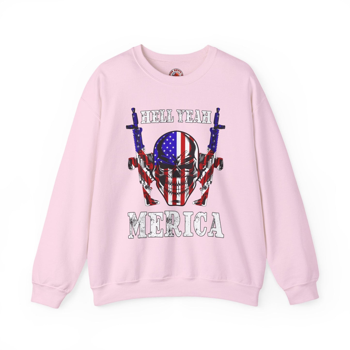 Hell Yeah Merica Crewneck Sweatshirt The Devil's Pickle
