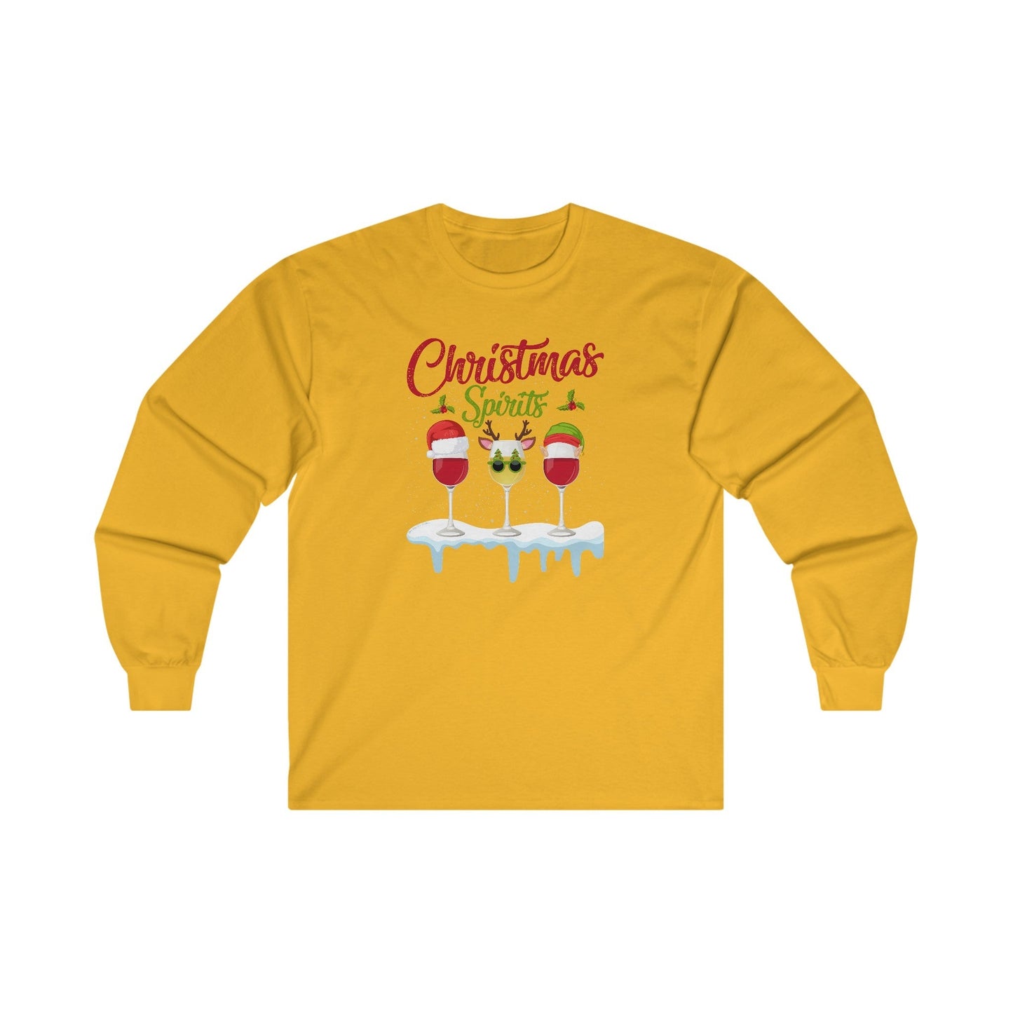Christmas Spirits Long Sleeve Tee The Devil's Pickle