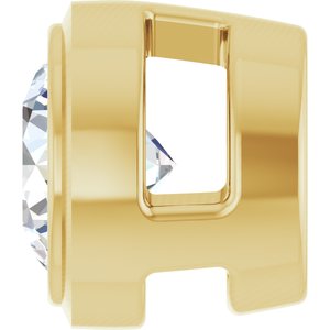 14K Yellow 1/6 CTW Lab-Grown Diamond Slide Pendant Ethereal Legacy Boutiques