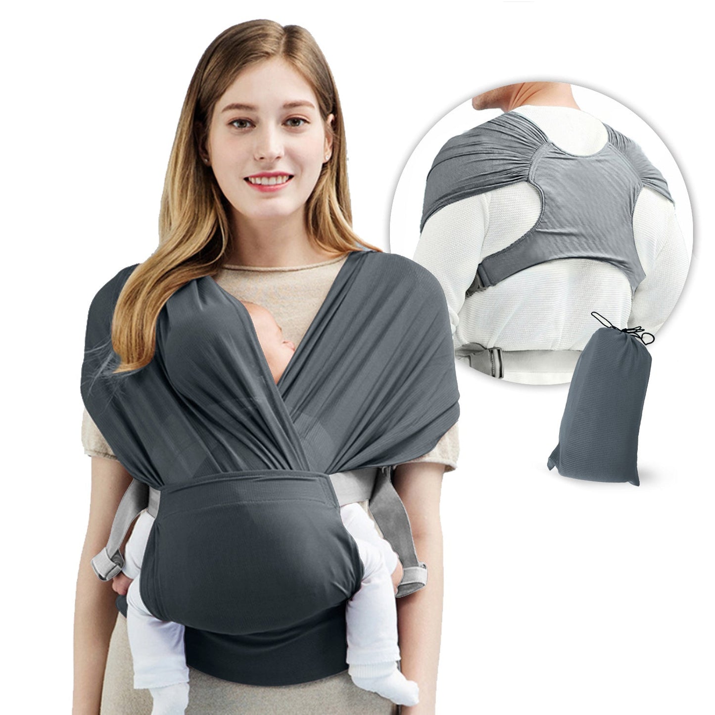 Baby Sling Wrap Stretchy Carrier ViralGalleria.com