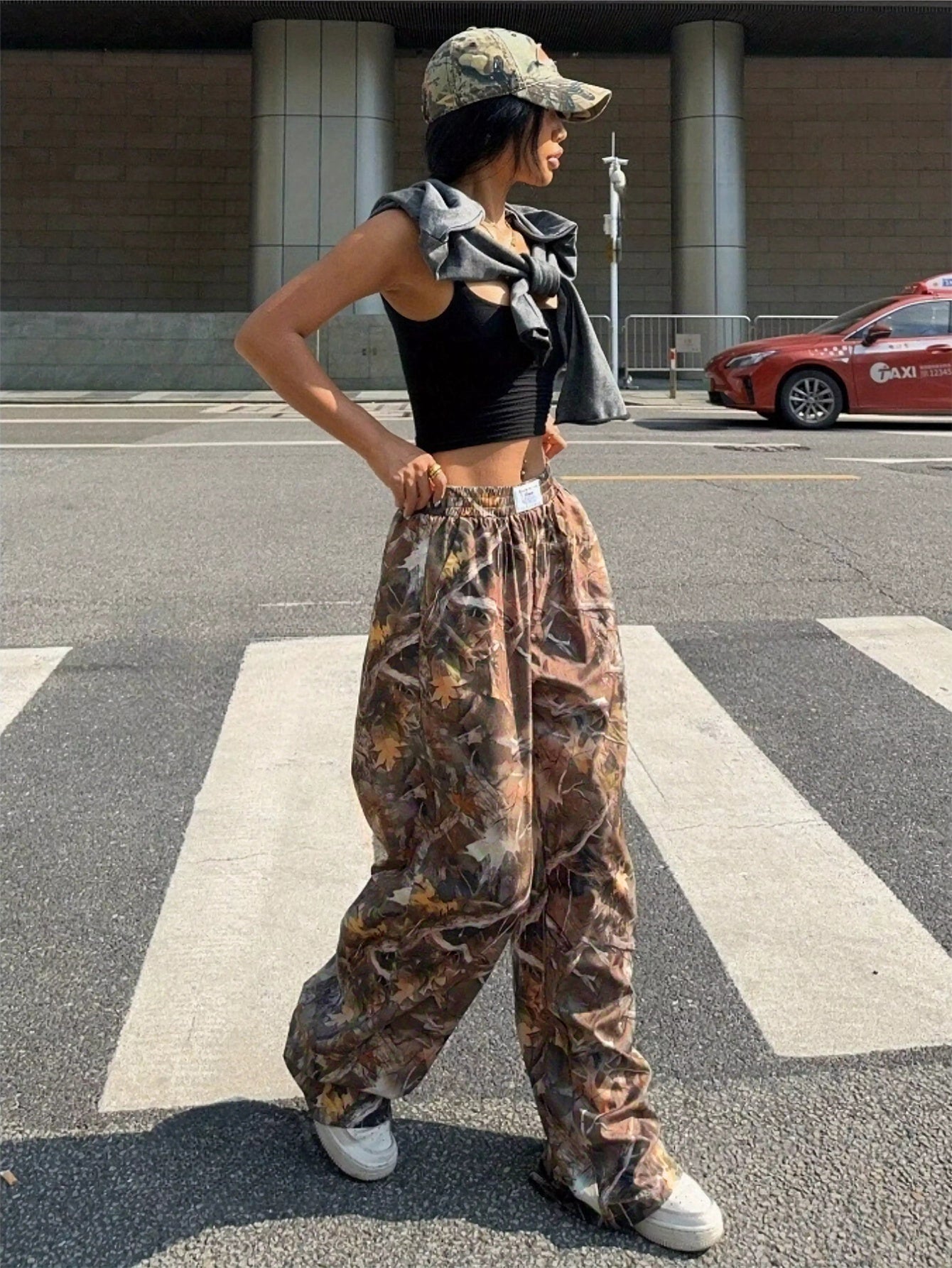 Women's Y2K Camouflage Cargo Pants FitiqueFit