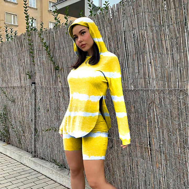 Women's Casual Fashion Hoodie Sports Two Piece Set See size chart under “more details” The Fashion Celestial
