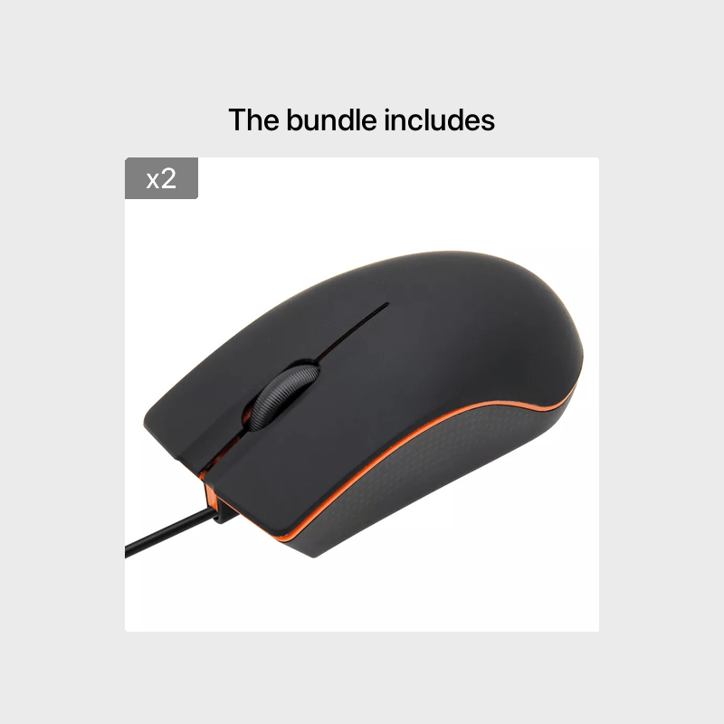 USB Wired Game Mouse Mice for PC Laptop Computer Small Mouse NovaCart