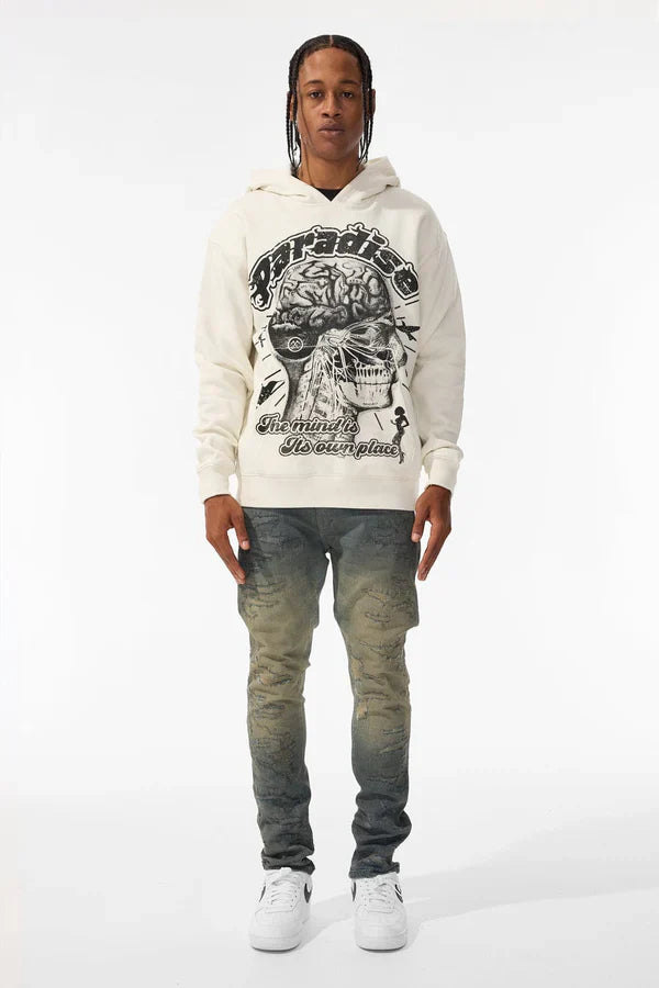 Jordan Craig Cranial Paradise Pullover - Bone Denim Exchange
