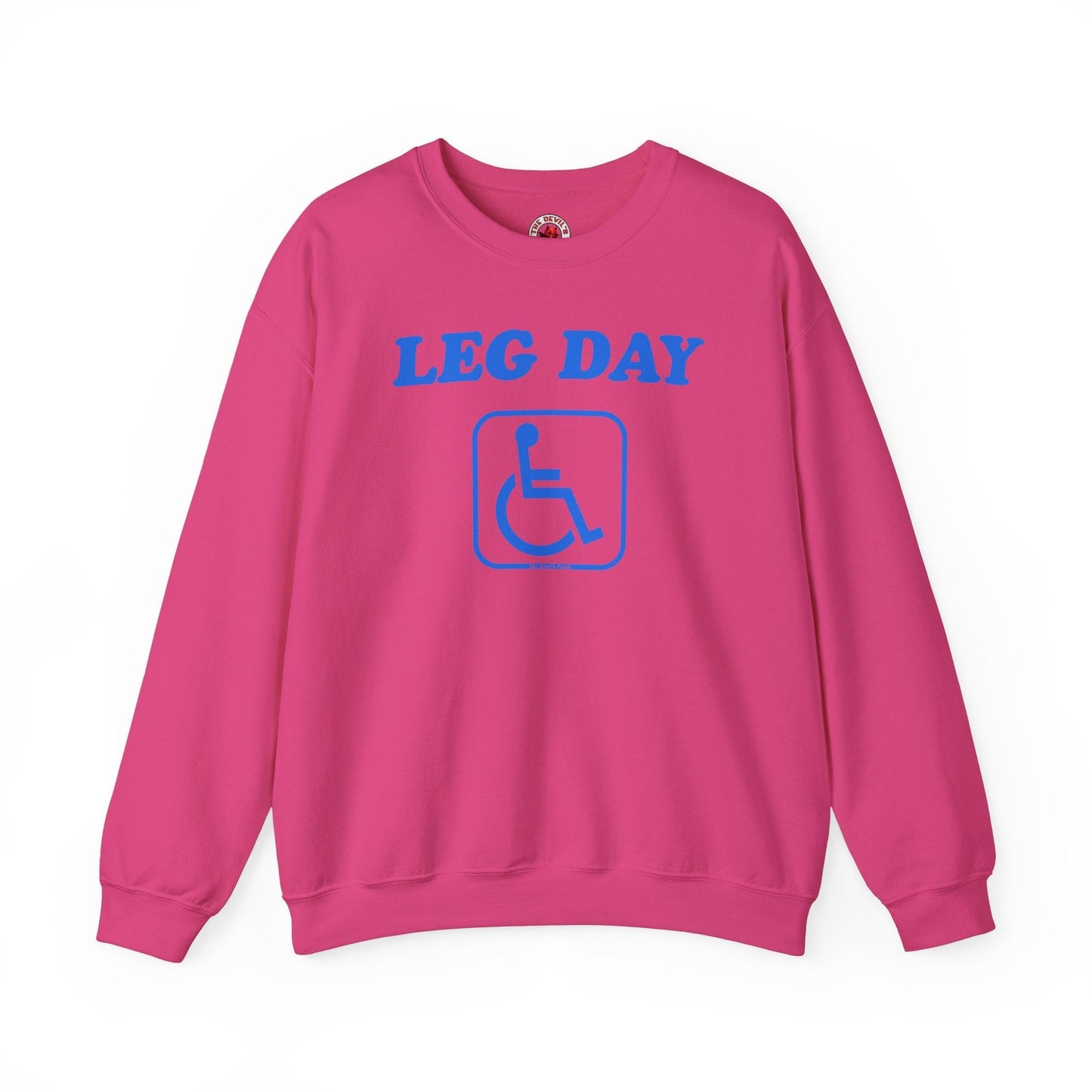 Leg Day Handicap Crewneck Sweatshirt The Devil's Pickle