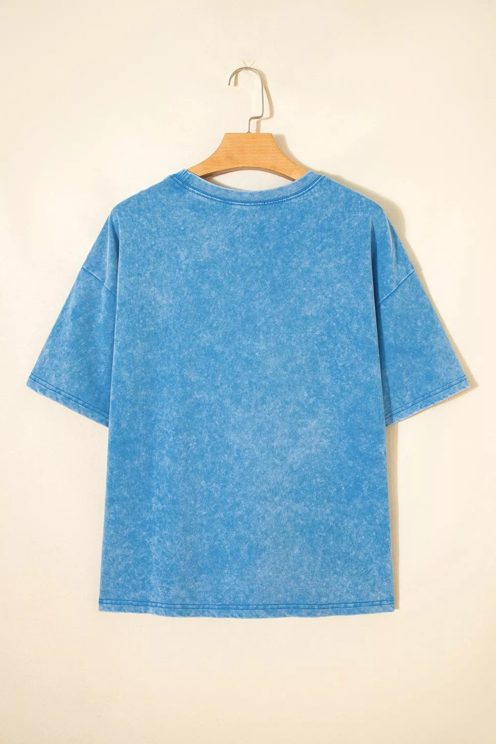 USA Star Print Acid Wash T-Shirt New Era Fashion LLc