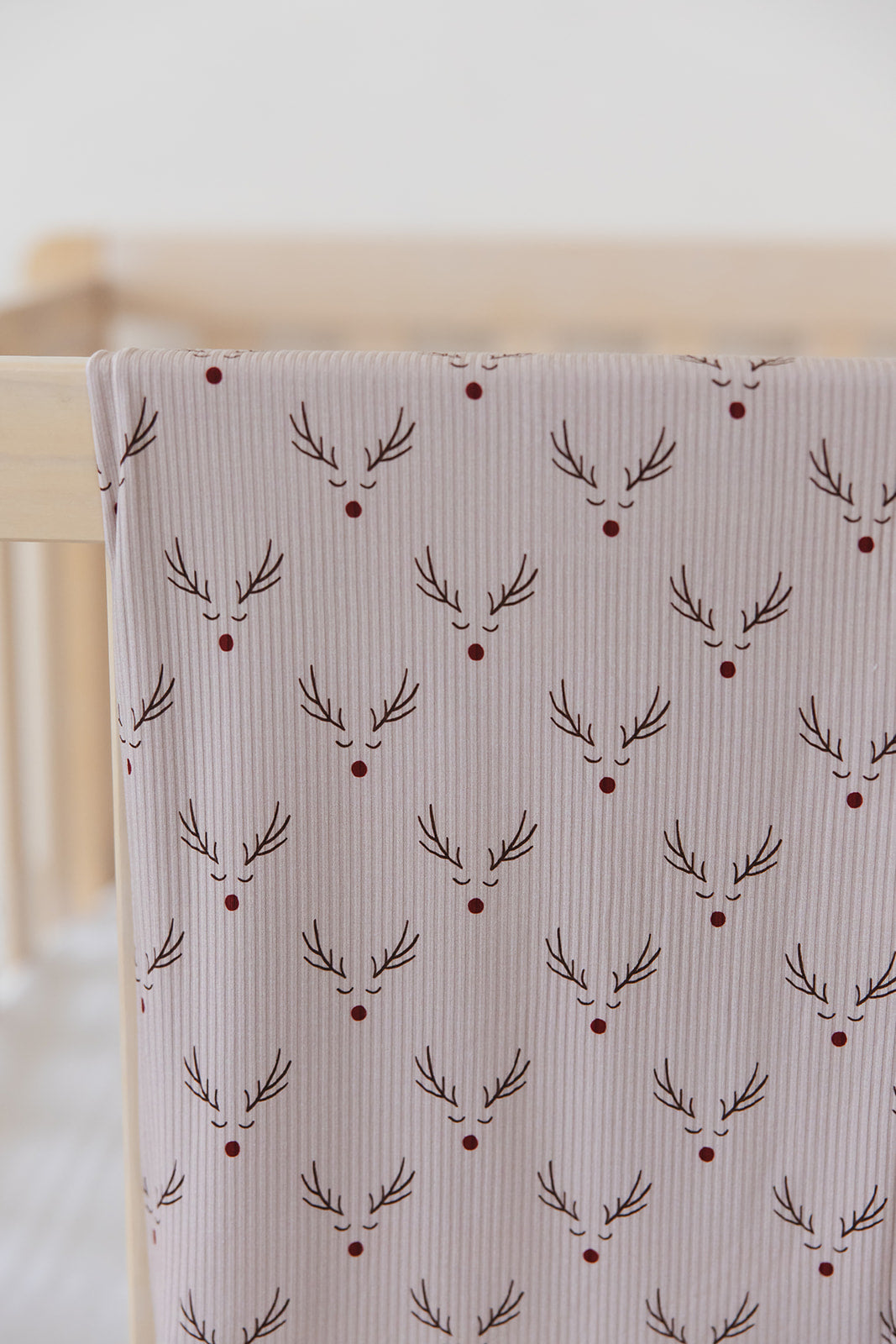 Reindeer Ridge (ribbed) - Lightweight Blanket Blush Lotus