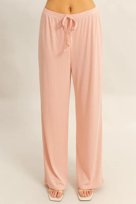 HYFVE Rib Knit Cami Top and Pants Set West2East Surf