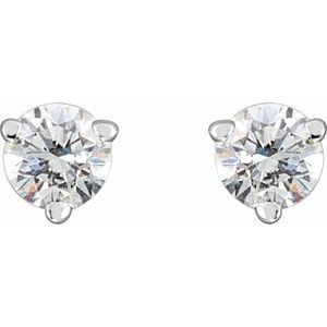 Platinum 1/8 CTW Natural Diamond Earrings Ethereal Legacy Boutiques