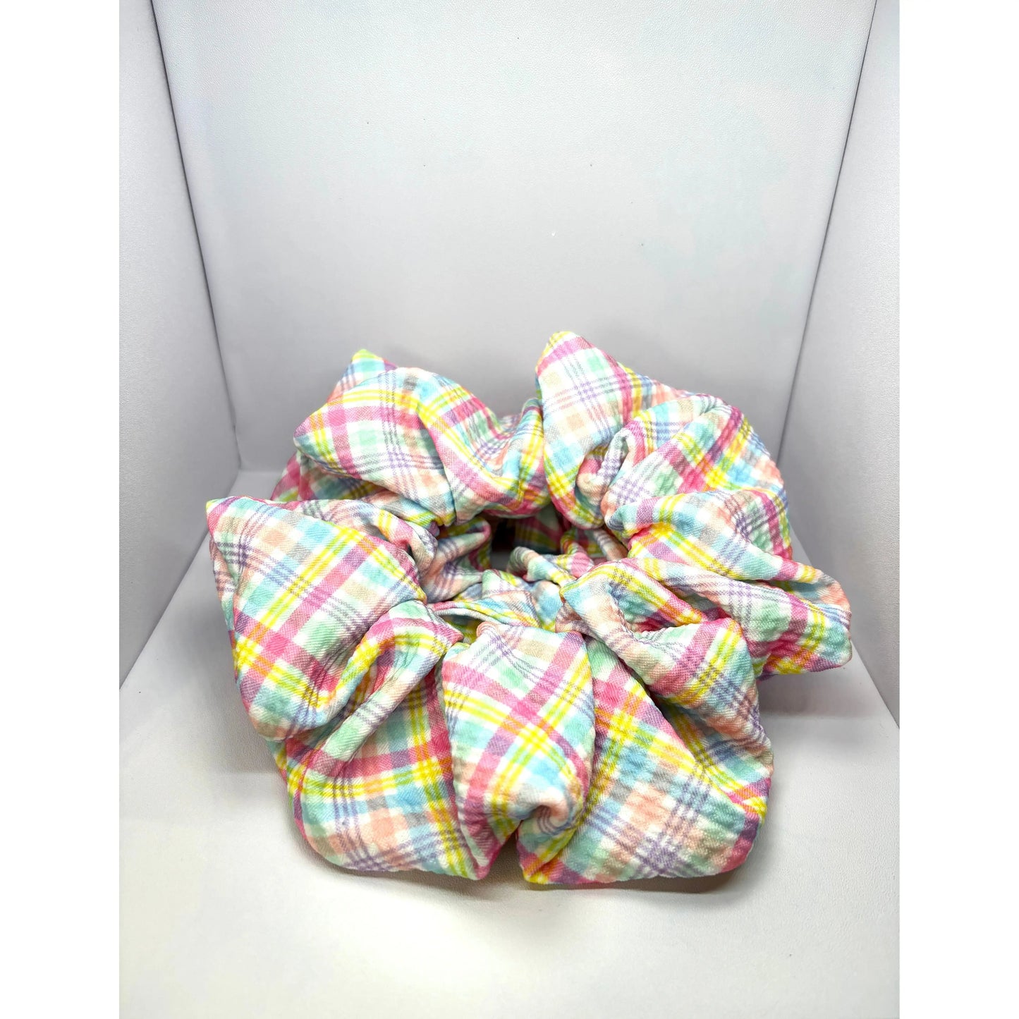 Pastel Plaid Bullet Scrunchie Enchanted Scrunch