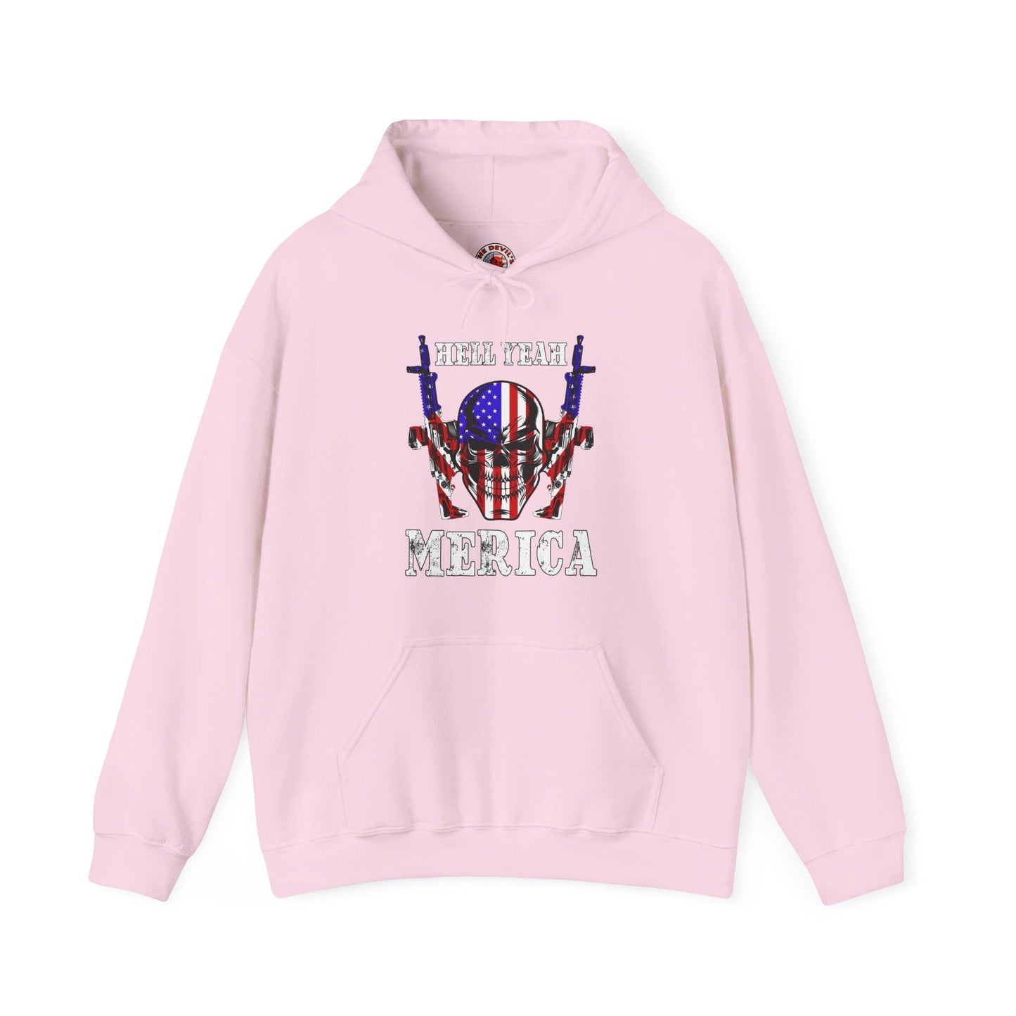 Hell Yeah Merica Hooded Sweatshirt The Devil's Pickle