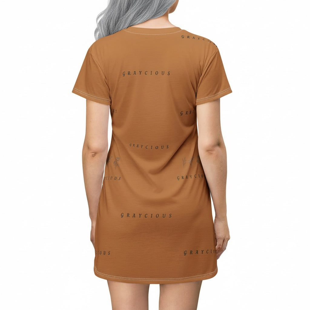 T-Shirt Dress (AOP) Grayceful LLC