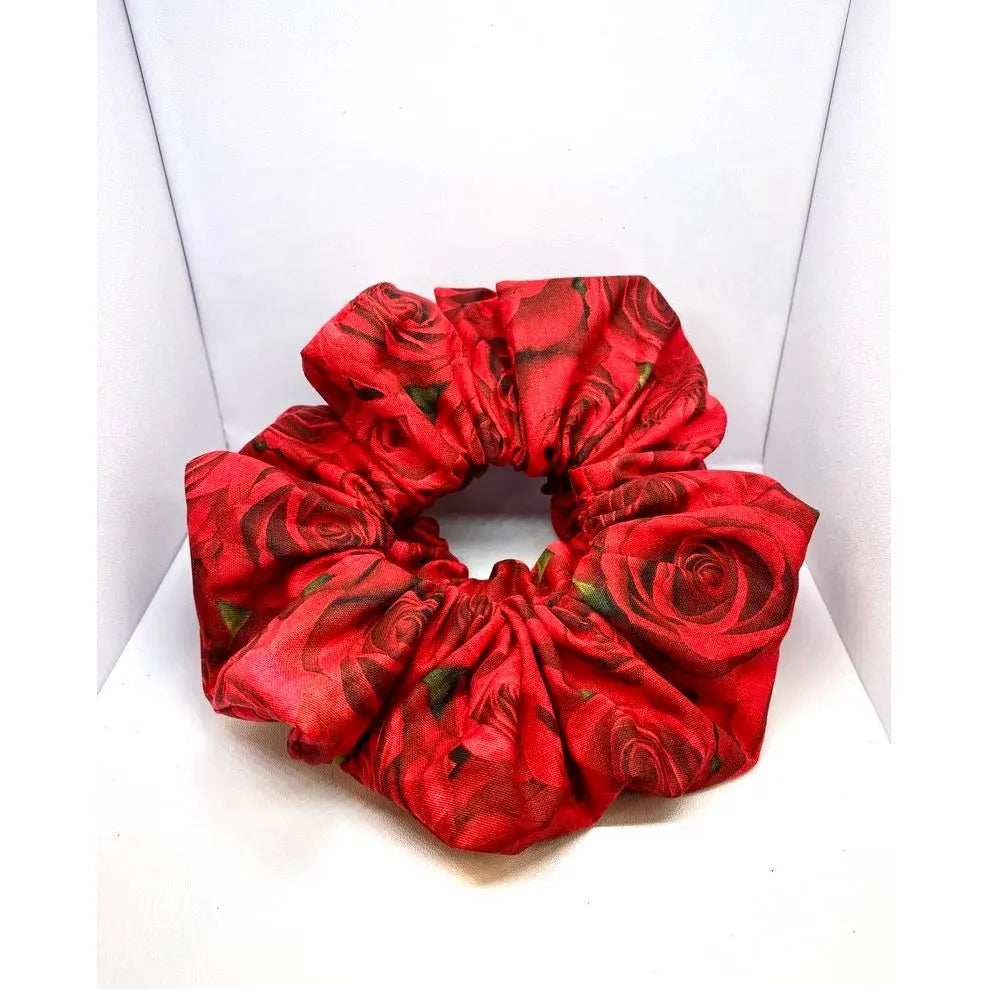 Red Roses Scrunchie Enchanted Scrunch