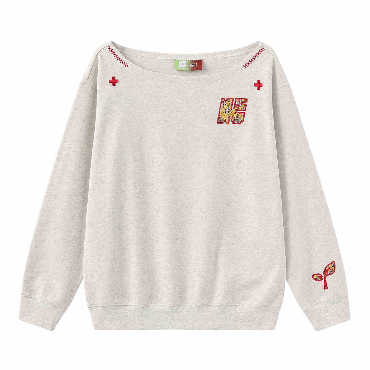 Women’s Slanted Shoulder Embroidered Long-Sleeve Top FitiqueFit