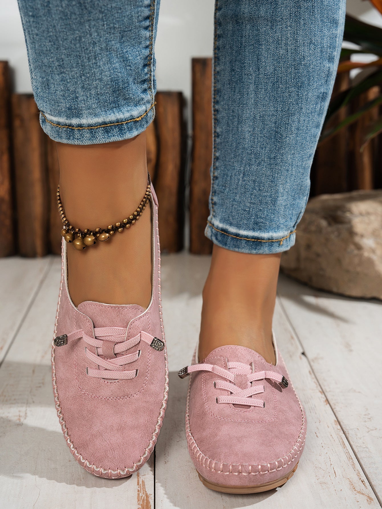 Women’s Comfortable PU Flat Shoes | Soft All-Matching Casual Flats FitiqueFit