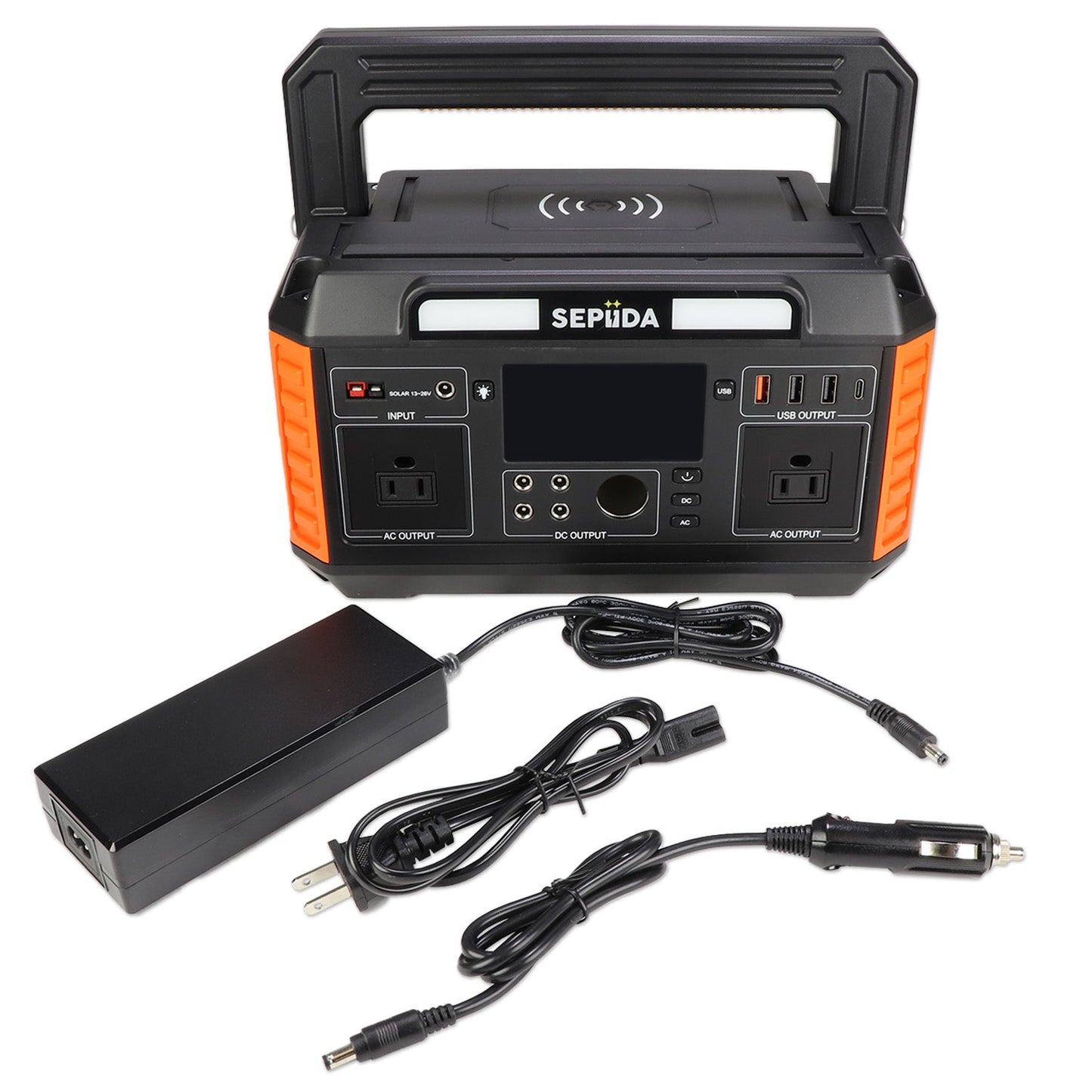 Portable LED Power Station SEPIIDA 600 Watt quakekits.com