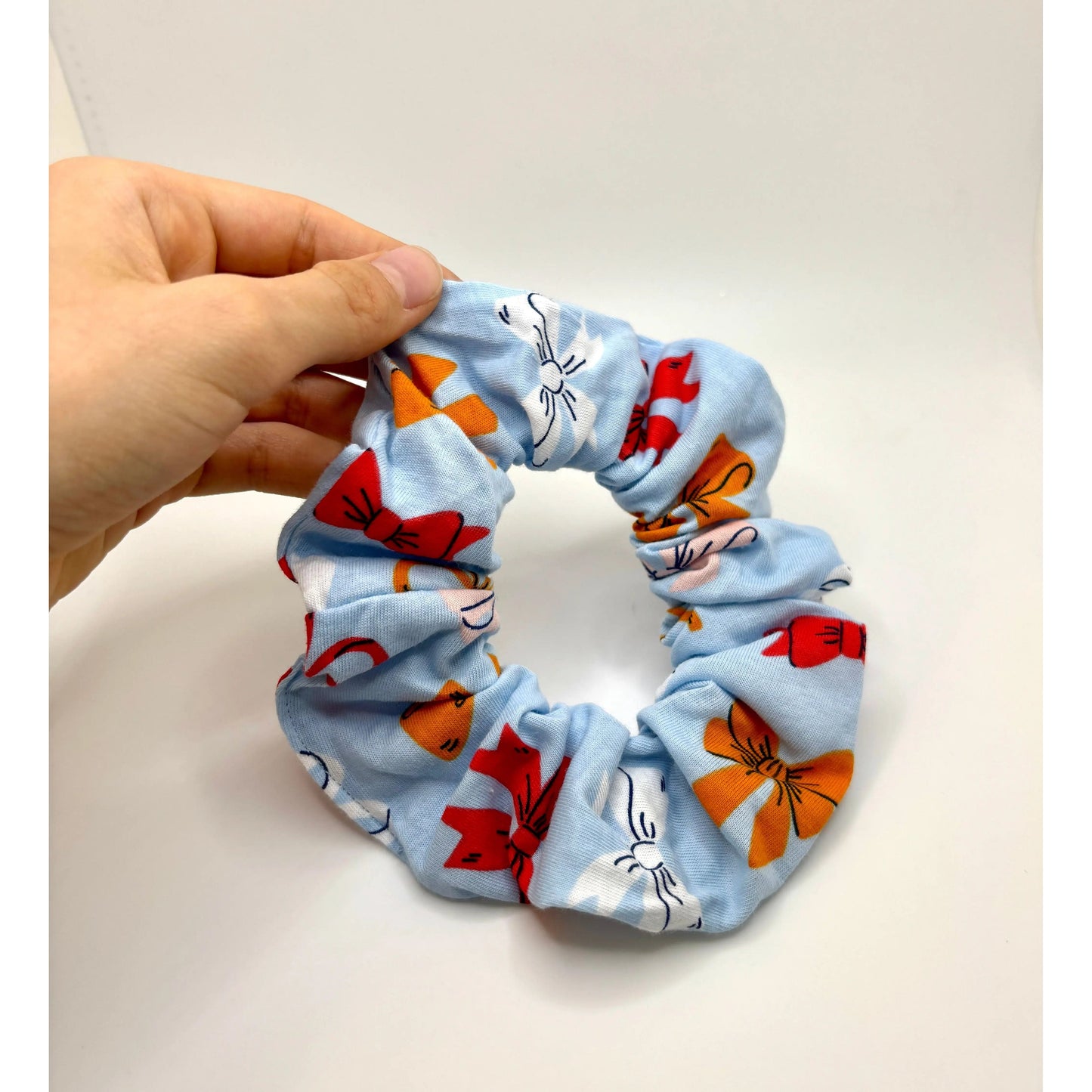 Mini Blue Bow Scrunchie Enchanted Scrunch