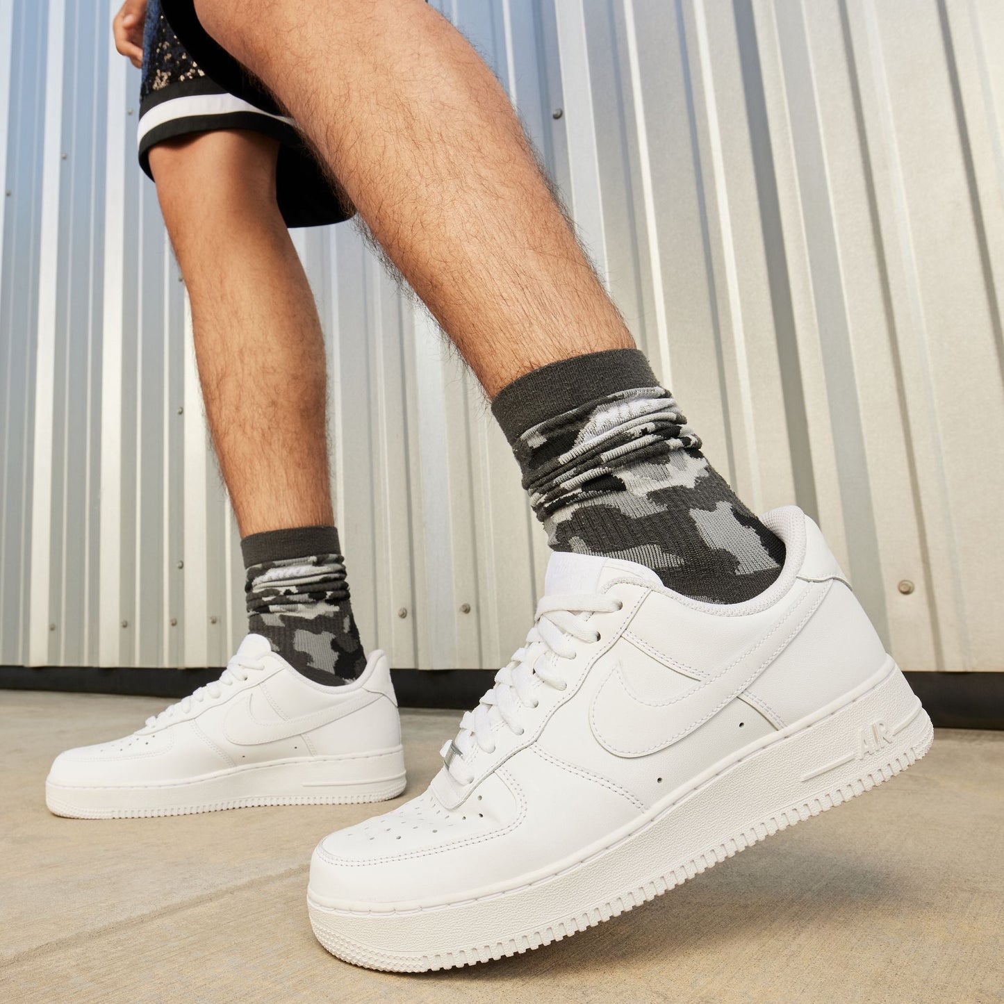 Nike Mens Air Force 1 '07 - Triple White Denim Exchange