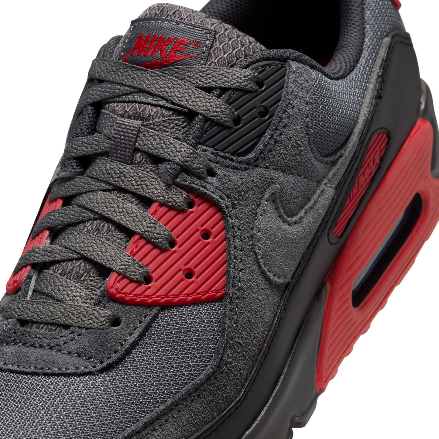 Nike Mens Air Max 90 - Grey/Red Denim Exchange