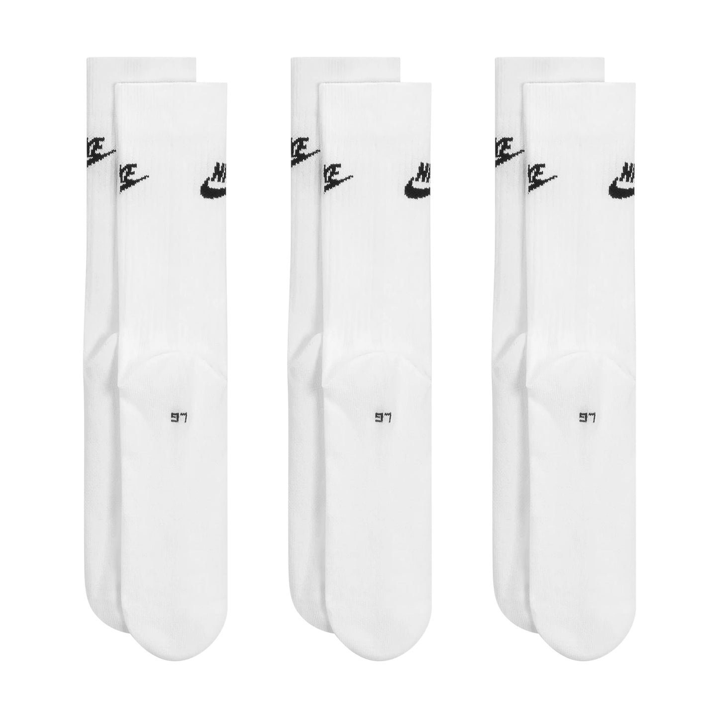 Nike 3-Pack Sportswear Everyday Essential Socks - White Denim Exchange