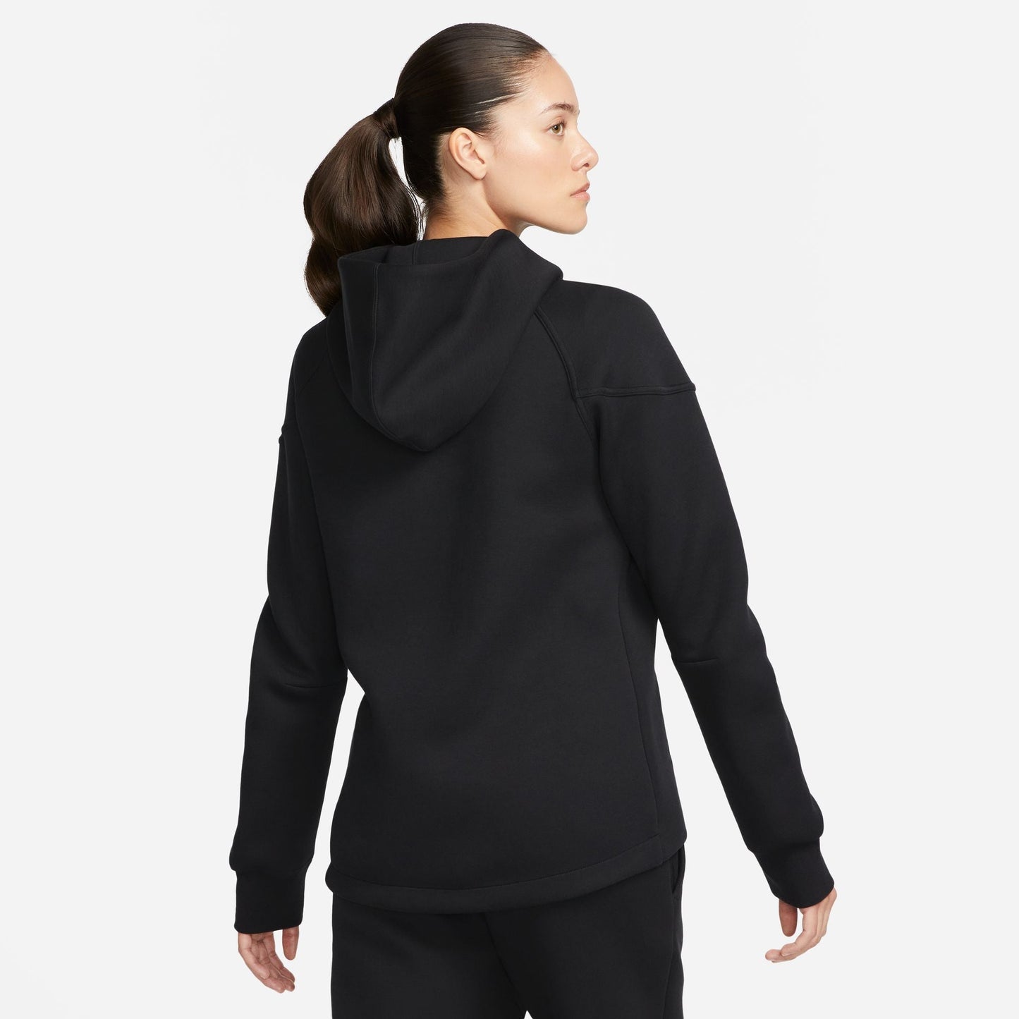 Nike Womens Sportswear Tech Fleece Hoodie - Black Denim Exchange