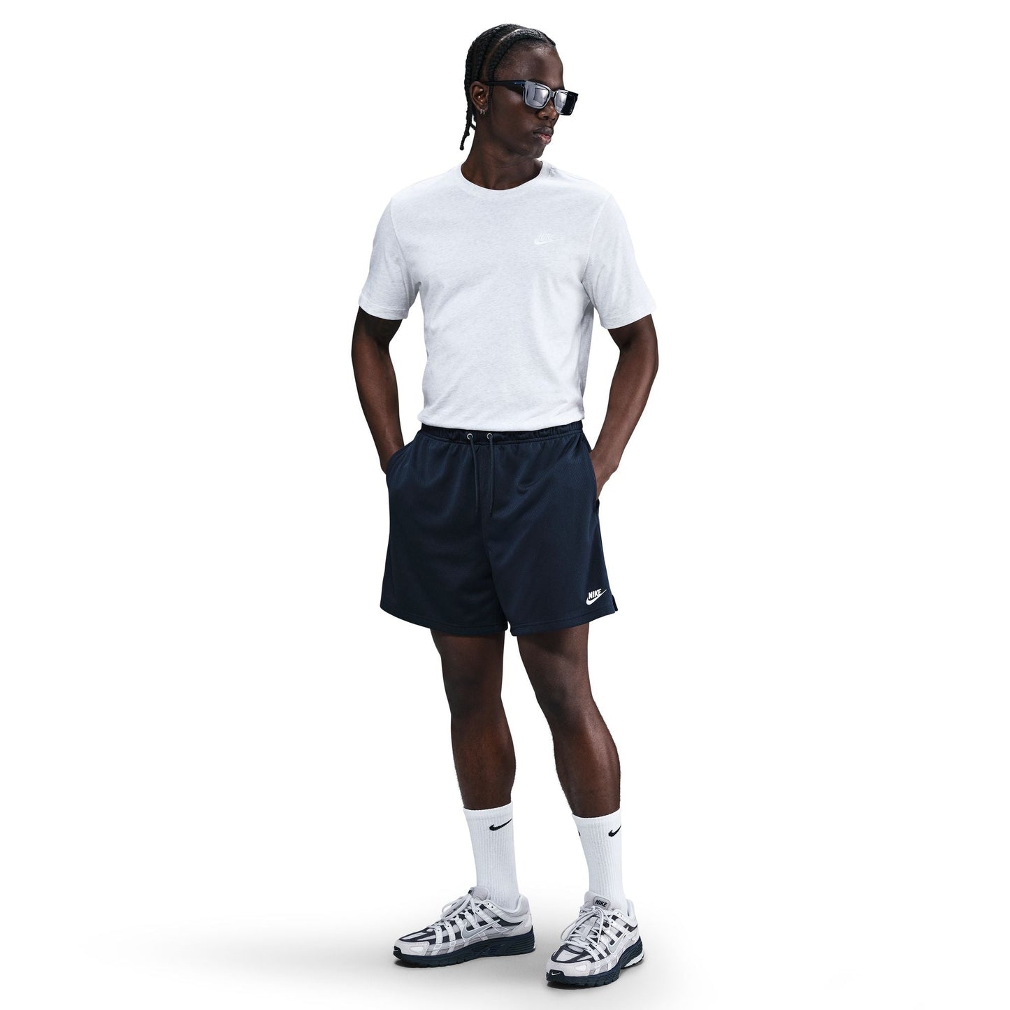 Nike Mens Club Mesh Flow Shorts - Obsidian Denim Exchange