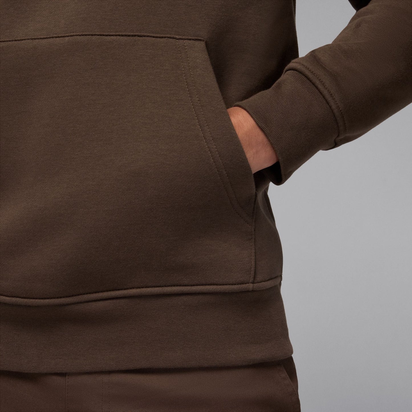 Air Jordan Mens Brooklyn Fleece Pullover Hoodie - Brown Denim Exchange