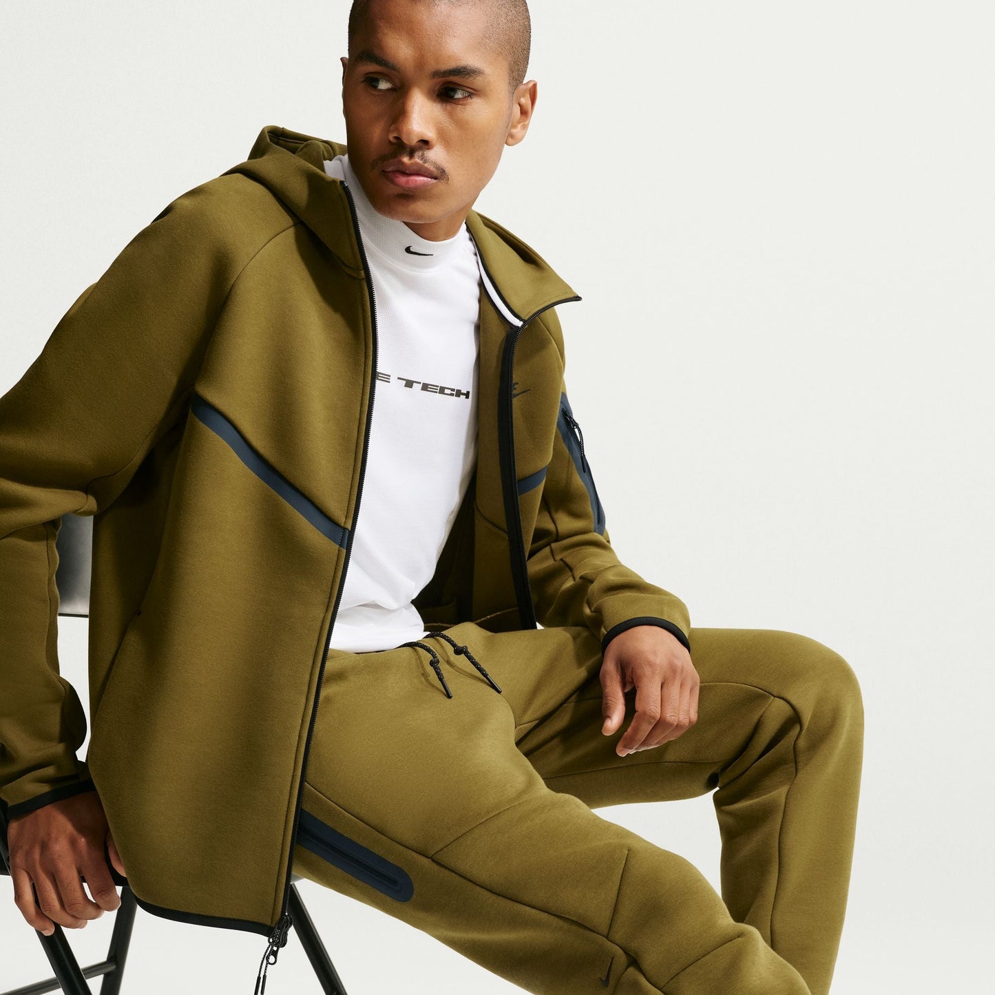 Nike Mens Tech Fleece Joggers - Olive Flak Denim Exchange