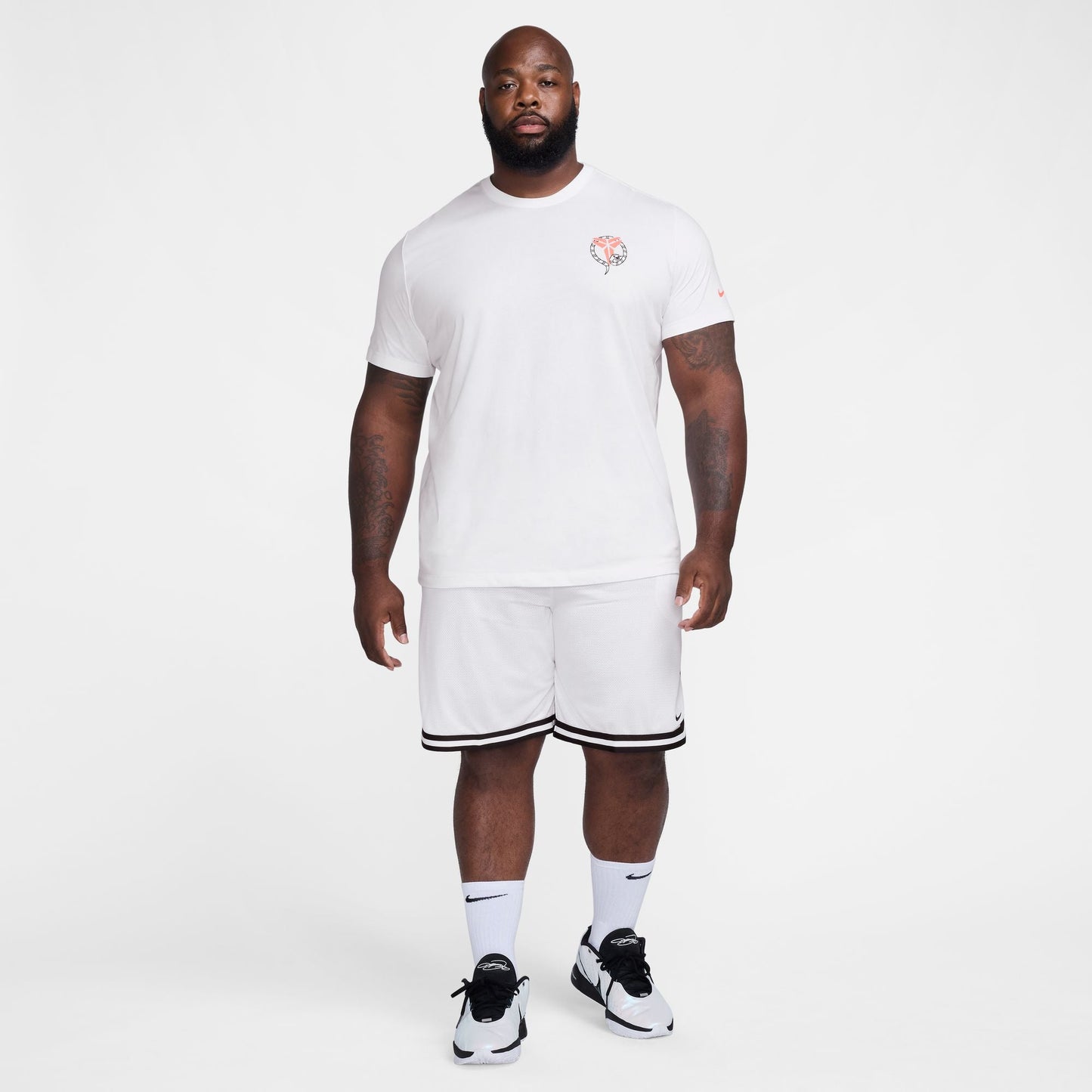 Nike Mens Kobe Stockings Tee - White Denim Exchange