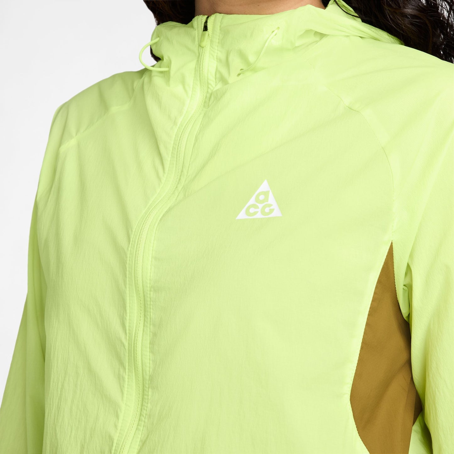 Nike Womens ACG Repel Trail Running Jacket - Light Lemon Twist Denim Exchange
