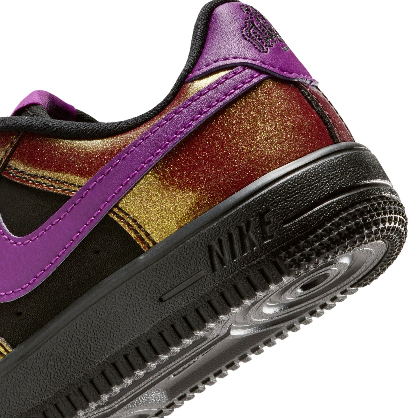 Nike (PS) Force 1 Low Lv8 4 - Black/Bold Berry Denim Exchange